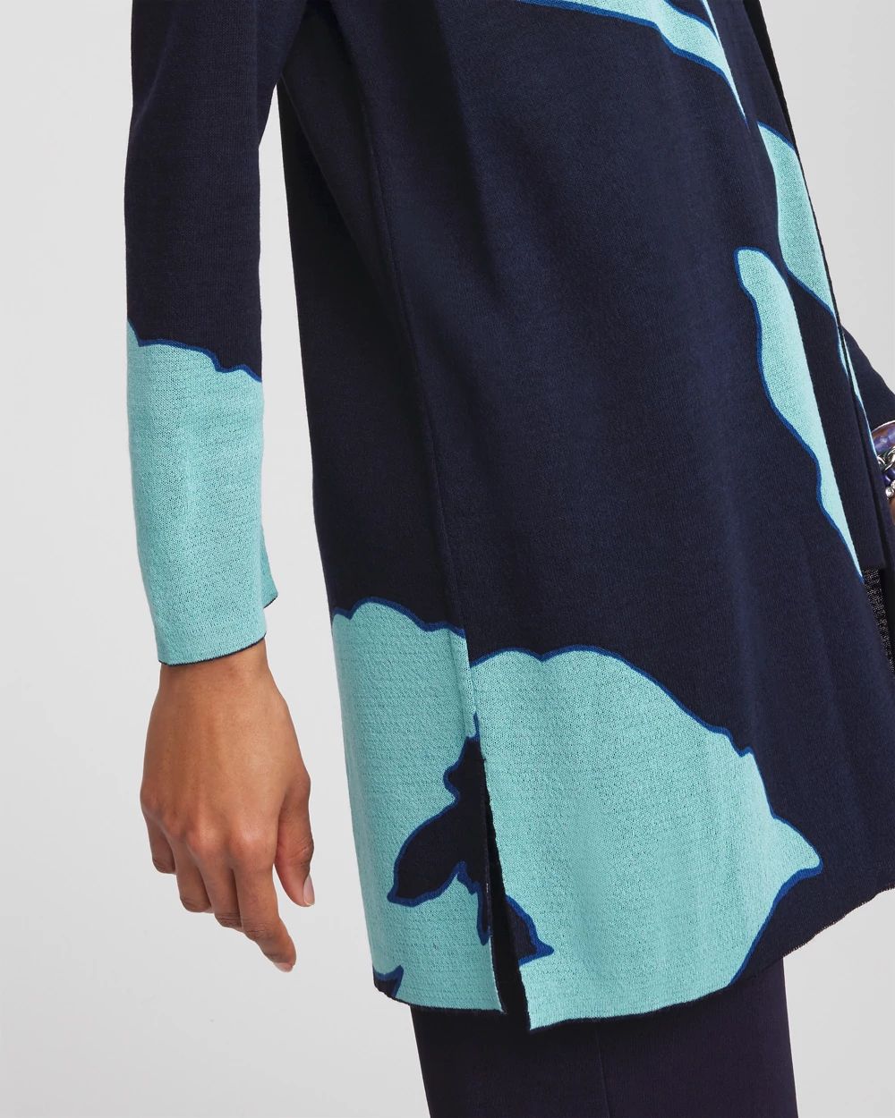 Travelers™ Collection Petal-Print Cardigan | Chico's